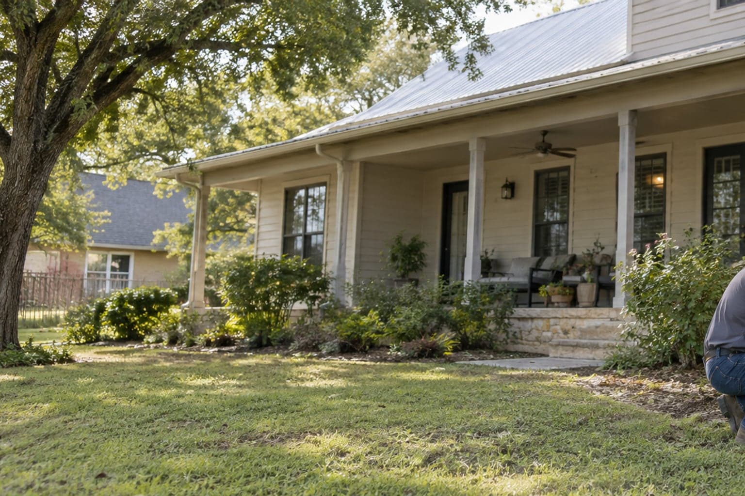 Foundation inspection at an established Weatherford Texas home with a raised floor